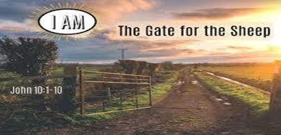 I am the gate for the sheep